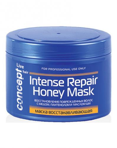 Концепт Восстанавливающая маска  с медом для сухих и поврежденных волос, 500 мл (Concept, Live Hair)