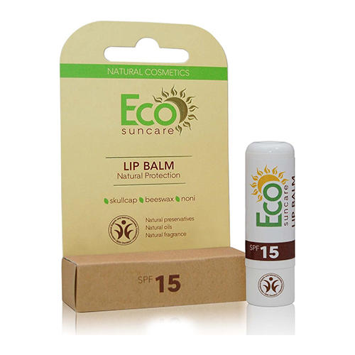 Натуральный солнцезащитный бальзам для губ SPF 15, 5 мл (Eco suncare)