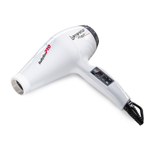 Бэбилисс Профессиональный фен Luminoso + Bianco Ionic белый BAB6360IE, 2100W (Babyliss, Фены, Ionic)