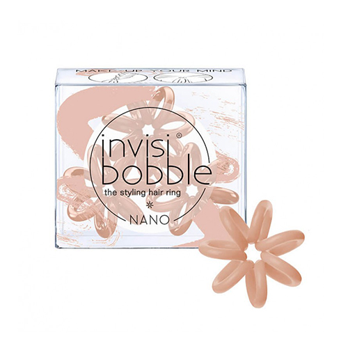 Инвизибабл Резинка для волос Nano Make-Up Your Mind нюдовый (Invisibobble, Nano)