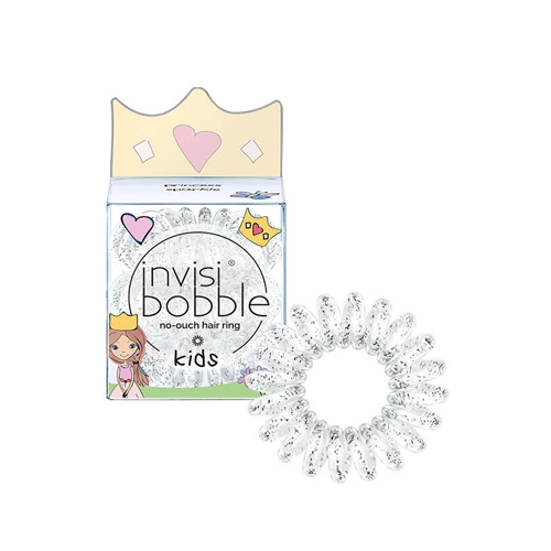 Инвизибабл Резинка для волос invisibobble KIDS princess sparkle прозрачная с блёстками (Invisibobble, Kids)