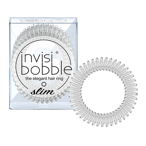 Инвизибабл Резинка-браслет для волос Crystal Clear прозрачный (Invisibobble, Slim)