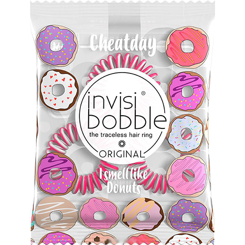 Инвизибабл Ароматизированная резинка-браслет для волос Cheat Day Donut Dream розовый (Invisibobble, Original)