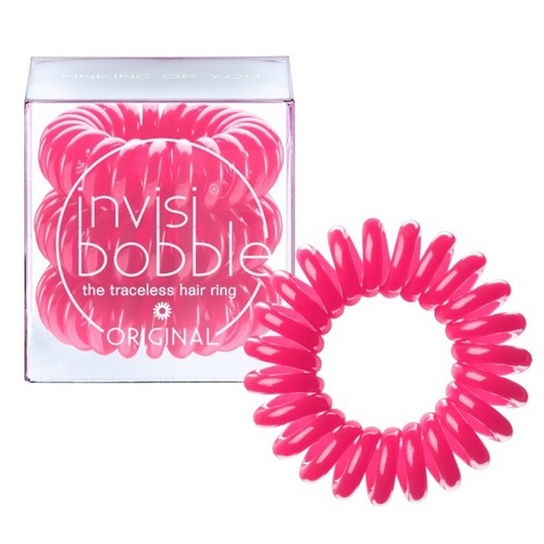 Инвизибабл Резинка-браслет для волос invisibobble ORIGINAL Pinking of You (с подвесом) розовый (Invisibobble, Original)
