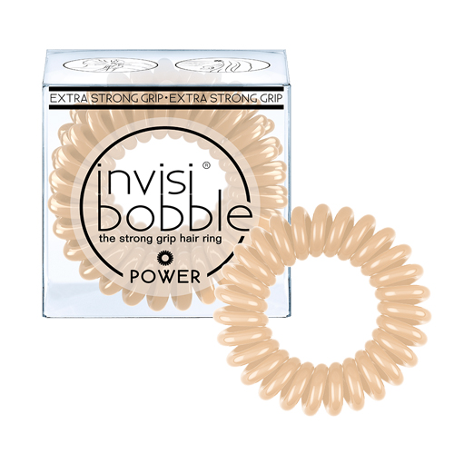 Инвизибабл Резинка-браслет для волос invisibobble POWER To Be Or Nude To Be (с подвесом) бежевый (Invisibobble, Power)