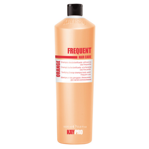 Шампунь и гель для душа с апельсином, 1000 мл (Frequent Hair Care)
