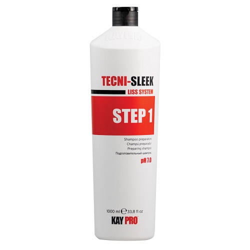 Кайпро Шампунь подготовительный Preparing Shampoo, Шаг 1, 1000 мл (Kaypro, Tecni-Sleek)