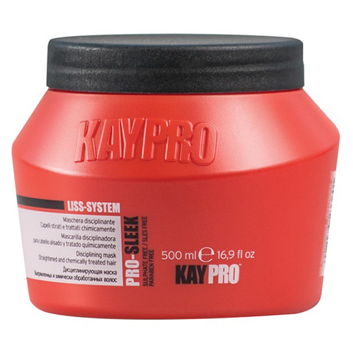 Кайпро Маска дисциплинирующая для химически выпрямленных волос, 500 мл (Kaypro, Pro-Sleek)