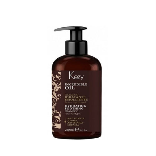 Кези Увлажняющий и разглаживающий шампунь для всех типов волос 250 мл (Kezy, Увлажнение и восстановление)