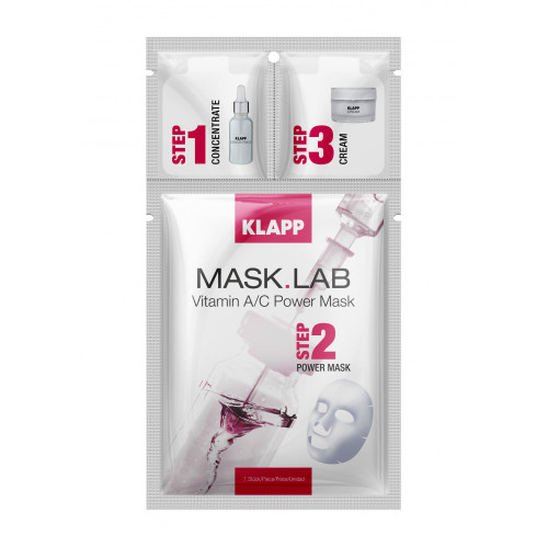 Клапп Набор Vitamin A/C Mask, 1 шт (Klapp, Mask.Lab)