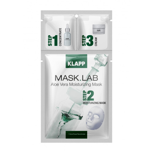 Клапп Набор Aloe Vera Moisturizing Mask, 1 шт (Klapp, Mask.Lab)