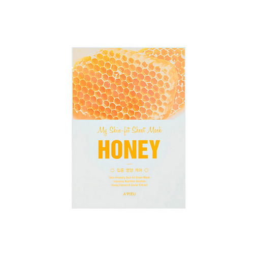 Маска для лица тканевая Honey 25 гр (My Skin-Fit)