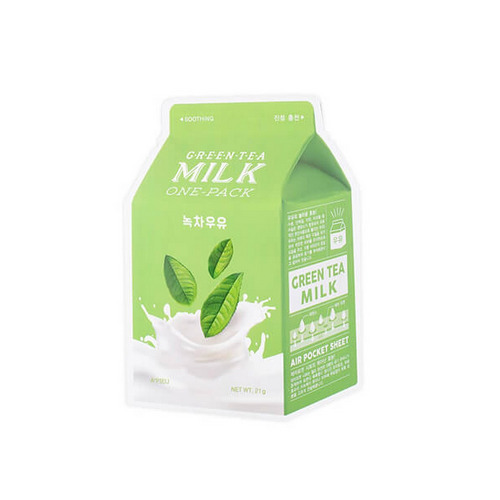 Маска для лица тканевая Green Tea Milk 23 г (, Для лица)