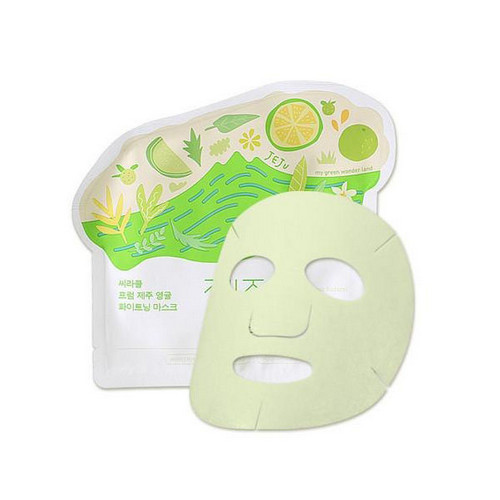 Маска для лица тканевая осветляющая From Jeju Citrus Sudachi Whitening Mask 21 гр (Mask)
