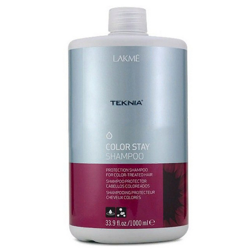 Лакме Бессульфатный шампунь для защиты цвета окрашенных волос, 1000 мл (Lakme, Teknia, Color stay), фото-3