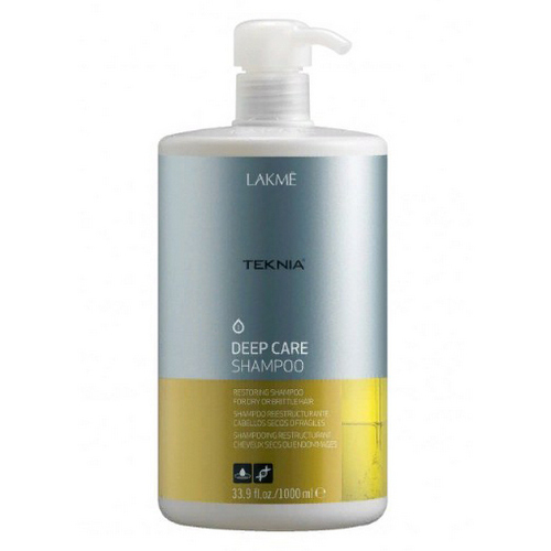 Лакме Восстанавливающий шампунь для поврежденных волос, 1000 мл (Lakme, Teknia, Deep care), фото-3