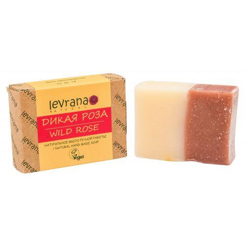 Леврана Натуральное мыло ручной работы &quot;Роза&quot;, 100 г (Levrana, Для тела)