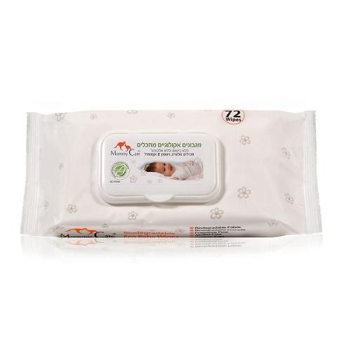 Органические детские влажные салфетки 0+, 72 шт (Новорожденные)