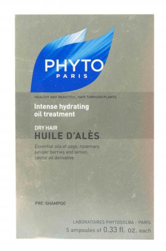 Фитосольба Масло Алеса для сухих волос 5х10 мл (Phytosolba, Huile D ’Ales), фото-2
