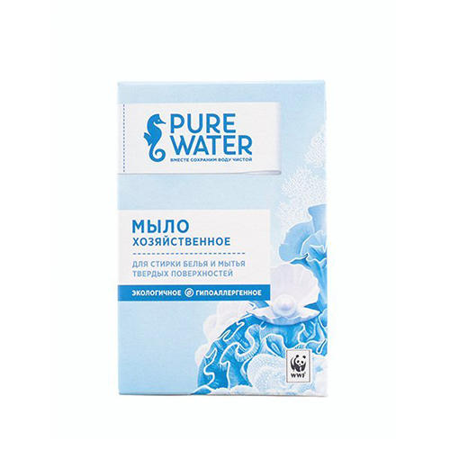 Пьюр Вотер Хозяйственное мыло 175 г (Pure Water, Pure Water)