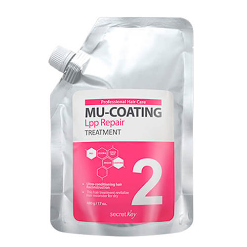 Сикрет Ки Бальзам для укрепления и ламинирования волос Mu-Coating LPP Repair Treatment, 480 г (Secret Key, Body / Hair)