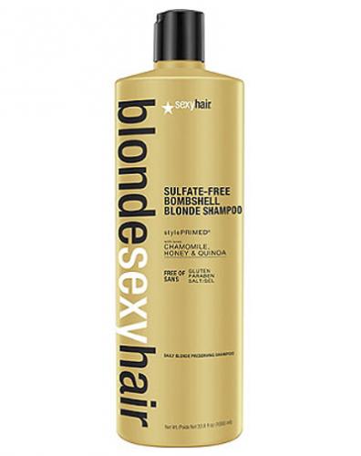 Bombshell Blonde Shampoo Шампунь для сохранения цвета без сульфатов, 1000 мл (Blonde Sexy Hair)