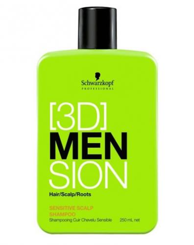 Шварцкопф Профешнл Sensitive Scalp Shampoo Шампунь для чувствительной кожи головы 250 мл (Schwarzkopf Professional, Мужская линия [3D]Mension, Уход за волосами)