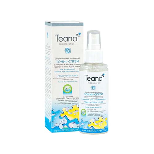 Теана Энергетический витаминный тоник-спрей для сухой, чувствительной и нормальной кожи 125 мл (Teana, Пятое чувство)