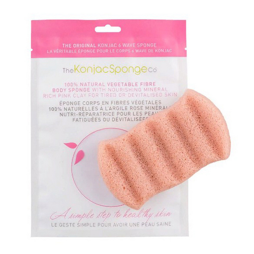 Спонж для мытья тела, с розовой глиной, 1 шт (, Sponge)
