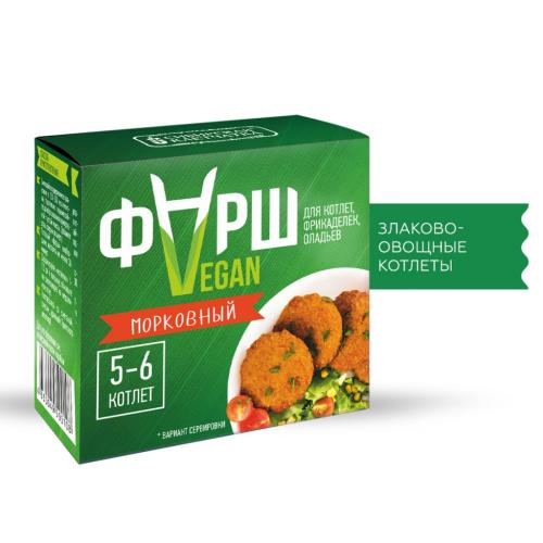 Сухая злаково-овощная смесь &quot;Vegan-фарш&quot;, морковная, 100 г ()