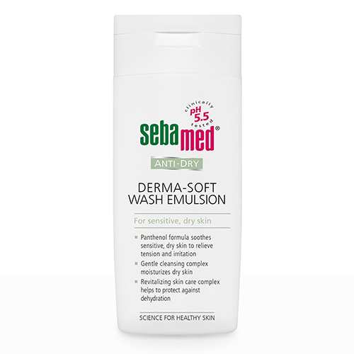 Себамед Эмульсия очищающая мягкая Derma-Soft Wash Emulsion, 200 мл (Sebamed, Anti-Dry), фото-2
