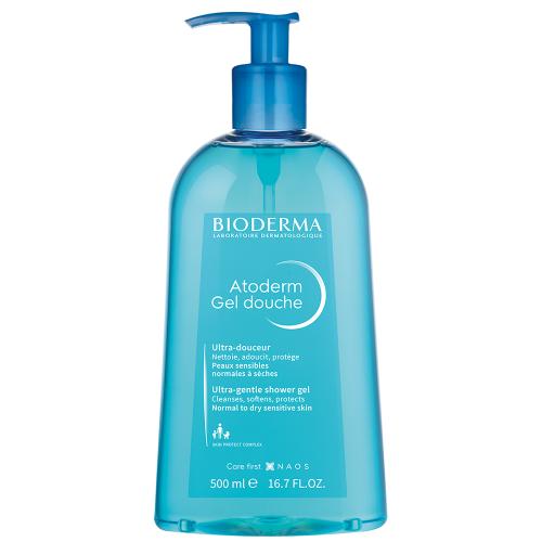 Биодерма Мягкий очищающий гель для душа, 500 мл (Bioderma, Atoderm)
