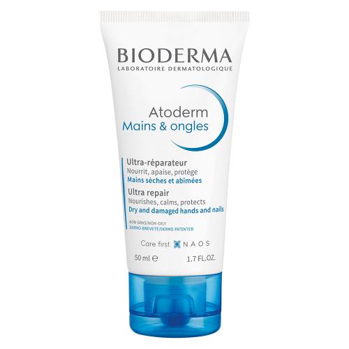 Биодерма Крем для рук восстанавливающий Атодерм, 50 мл (Bioderma, Atoderm)