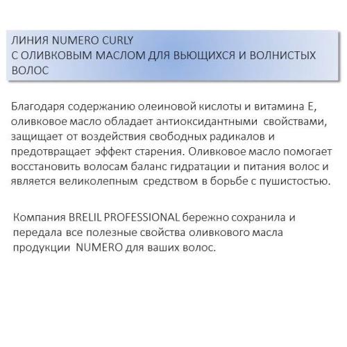 Брелил Профессионал Шампунь с оливковым маслом, придающий упругость вьющимся и волнистым волосам, 300 мл (Brelil Professional, Numero, Elasticizing & frizz-free shampoo), фото-3