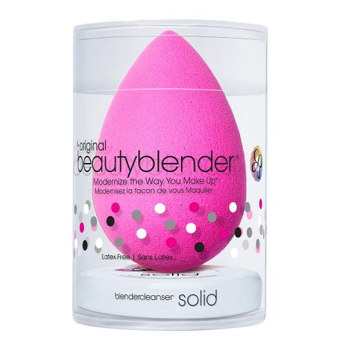 Бьютиблендер Спонж original и мини мыло для очистки solid blendercleanser, розовый (Beautyblender, Спонжи)