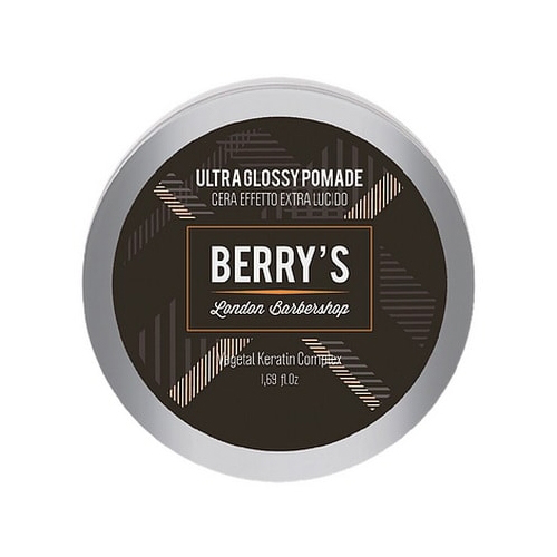 Брелил Профессионал Моделирующая паста (помада) для волос с ультраблеском Barber Glossy Pomade 50 мл (Brelil Professional, Berry's)