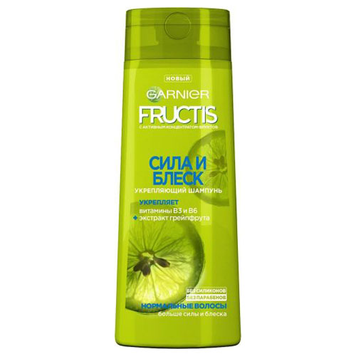 Гарньер Шампунь Сила и Блеск 400 мл (Garnier, Fructis)