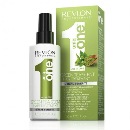 Ревлон Профессионал  Спрей-маска для ухода за волосами с ароматом зеленого чая 150 мл (Revlon Professional, UniqOne)