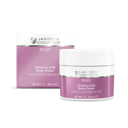 Янсен Косметикс Vitaforce ACE Насыщенный крем для тела с витаминами A, C и E 200 мл (Janssen Cosmetics, Body)