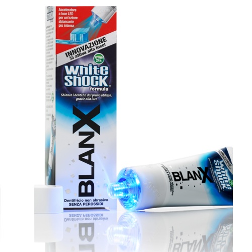Бланкс Зубная паста White Shock Protect отбеливающий комплекс с LED активатором, 50 мл (Blanx, Специальный уход Blanx), фото-2