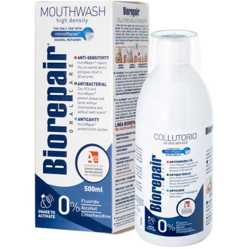 Биорепейр Антибактериальный ополаскиватель для полости рта Antibacterial Mouthwash, 500 мл (Biorepair, Ежедневная забота)