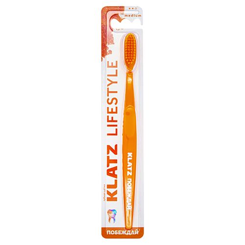Клатц Щетка зубная для взрослых средняя, 1 шт (Klatz, Lifestyle), фото-6