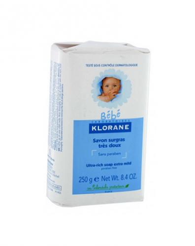 Клоран Детское Сверхпитательное мыло  250 гр. (Klorane, Klorane Bebe), фото-2