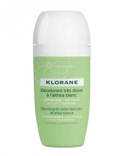 Клоран Дезодорант шариковый сверхмяг с белым алтеем 40мл (Klorane, Deodorant), фото-2