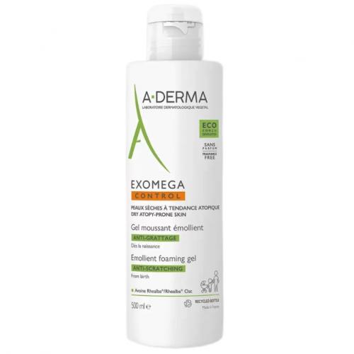 Адерма Смягчающий пенящийся гель, 500 мл (A-Derma, Exomega Control)