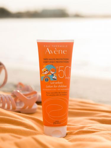 Авен Солнцезащитное Детское молочко SPF 50+, 250 мл (Avene, Suncare), фото-5