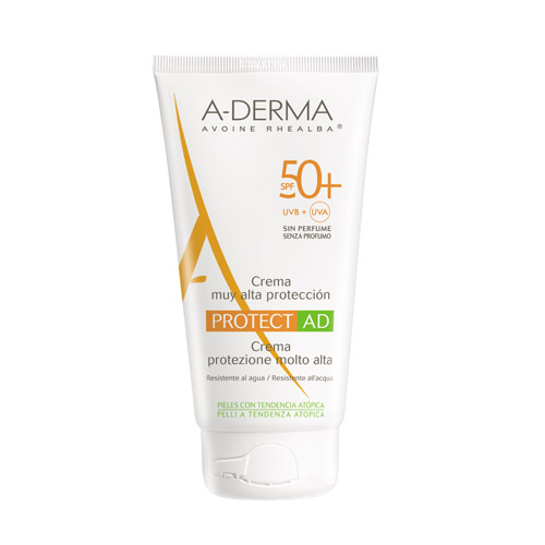 Адерма ПРОТЕКТ AD солнцезащитный крем SPF 50+ 150 мл (A-Derma, Protect)