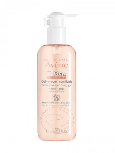 Авен Легкий питательный очищающий гель Nutrition, 400 мл (Avene, TriXera+)