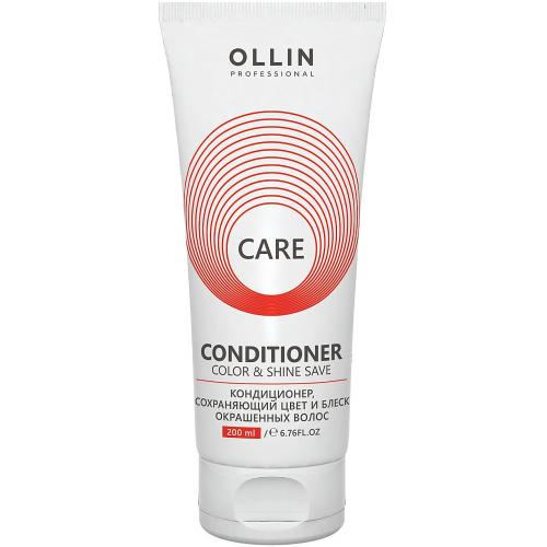 Оллин Кондиционер, сохраняющий цвет и блеск окрашенных волос, 200 мл (Ollin Professional, Уход за волосами, Care)