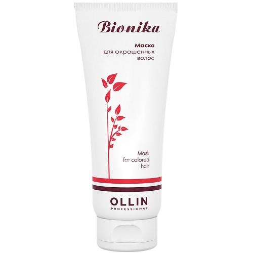 Оллин Маска для окрашенных волос Яркость цвета, 200 мл (Ollin Professional, Уход за волосами, BioNika), фото-2